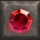 mega mine small red gem symbol icon