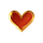 mega pyramid heart symbol icon