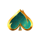 mega pyramid spade symbol icon