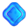 meowloween blue gem symbol icon