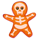 meowloween gingerbread skeleton symbol icon