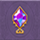 mermaid royale gem pink symbol icon