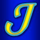 mermaids gold j symbol icon