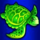 mermaids gold turtle symbol icon