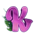 mermaids k symbol icon