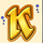 mermaids pearl k symbol icon