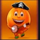 merry fruits orange symbol icon