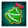 merry hog christmas tree symbol icon