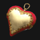 merry scary christmas heart symbol icon