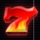 miami bonus wheel red seven symbol icon