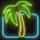 miami multiplier palm tree symbol icon
