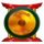 miao mi warriors gold gong symbol icon