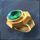 midas golden touch ring symbol icon
