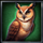 midnight pack hold and hit owl symbol icon