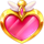 midnight princess extreme heart symbol icon