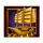 mighty drums boat gold symbol icon