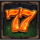 mighty hot 777 77 symbol icon
