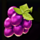 mighty munching melons grapes symbol icon