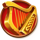 mighty pots of gold harp symbol icon