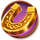 mighty pots of gold horseshoe symbol icon