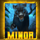 mighty wild panther blue panther symbol icon