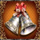 million christmas 2023 bells symbol icon