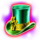 million irish hat symbol icon