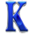 mine blast k symbol icon