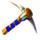 mine blast pick symbol icon