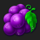 miss cherry fruits grape symbol icon