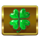 mister cashmore green clover symbol icon