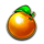 mix fruits orange symbol icon