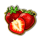 mix fruits strawberry symbol icon
