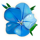 mobilots honey money blue flower symbol icon