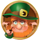 mobilots wild shamrock leprechaun symbol icon