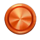 money booster orange symbol icon