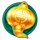 money gong emperor golden lantern symbol icon