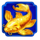 money gong empress fish symbol icon