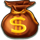 money minter moneybag symbol icon
