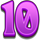 money minter ten symbol icon