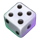 money stacks dice 5 symbol icon