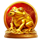 money tree frog symbol icon