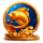 money tree golden horse fish symbol icon