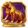 money tree golden horse toger symbol icon