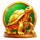 money tree golden horse turtle symbol icon