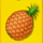 monkey jackpot ananas symbol icon