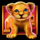 monkey mania baby lion symbol icon