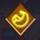 monkeys treasure banana symbol icon