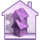 monopoly cash is king purple houses symbol icon