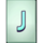 monopoly money line letter j symbol icon